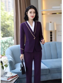 女式短款一?？畚餮b紫色