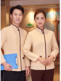 保潔服一?？?米黃